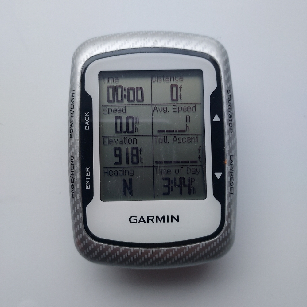 Garmin Edge 500 Bike Computer - White/Black